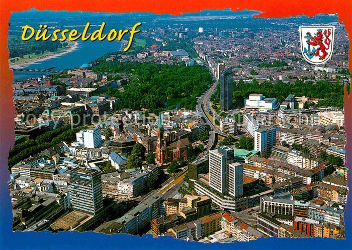 DuessELDORF  CITY Fliegeraufnahme