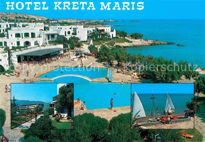 Limin Hersonissou Hotel Creta Maris Bungalows Panorama Kueste Strand Segeln