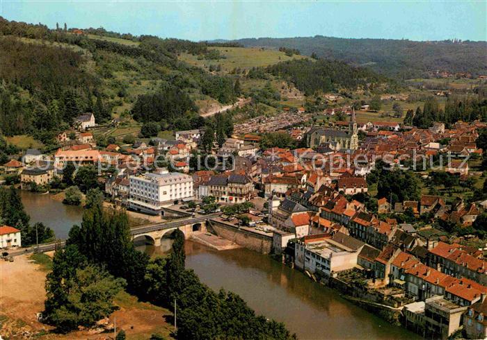 Le Bugue Vue generale aerienne