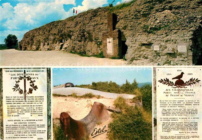 Verdun Meuse et les champs de bataille Fort de Vaux Kriegsschauplatz 1. Weltkrie