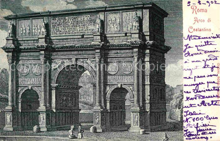 Roma Rom Arco di Costantino Litho