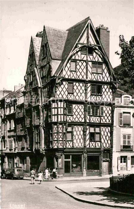 Angers La celebre Maison d Adam Fachwerkhaus