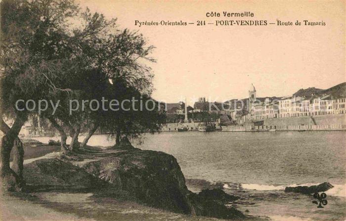 Port-Vendres Cote Vermeille Route des Tamarins