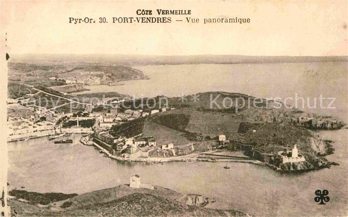 Port-Vendres Vue aerienne