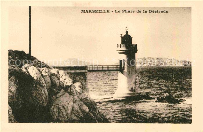 Marseille Bouches-du-Rhone Le Phare de la Desirade Leuchtturm