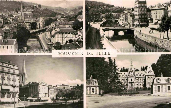 Tulle Correze Vues generales Pont Eglise Chateau