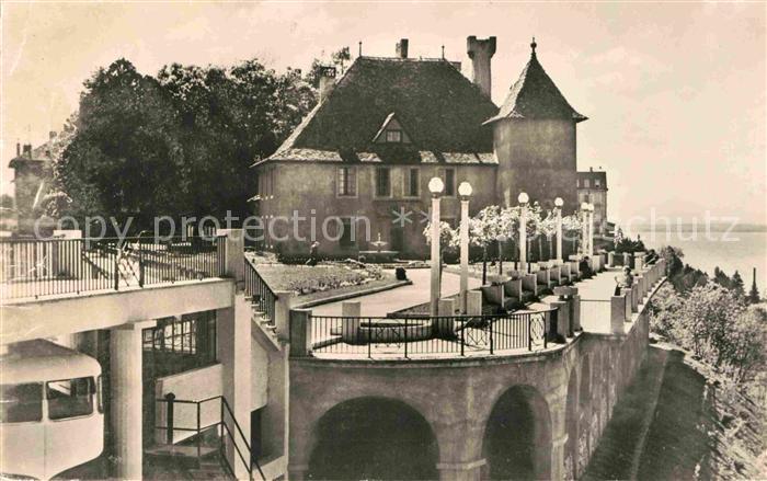 Thonon-les-Bains Chateau de Sonnaz Gare du funiculaire