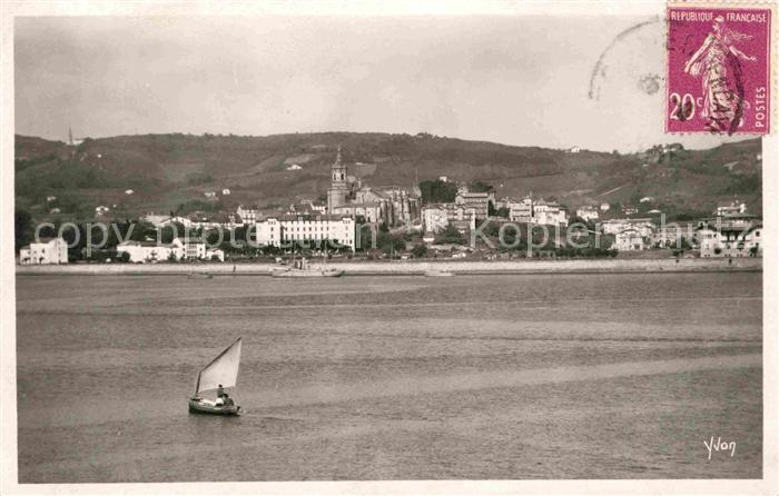 Hendaye Pyrenees Atlantiques Fontarabie et la Bidassoa Cote Basque
