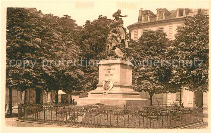 Belfort Alsace La Statue de Quand Meme oeuvre de Merci