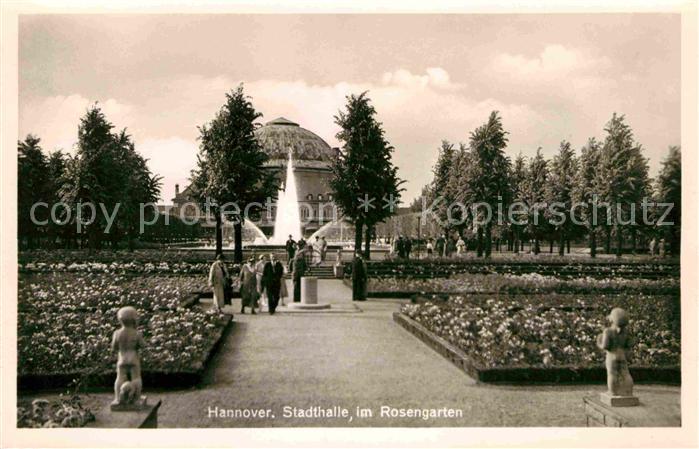 HANNOVER  CITY Stadthalle Rosengarten Fontaene