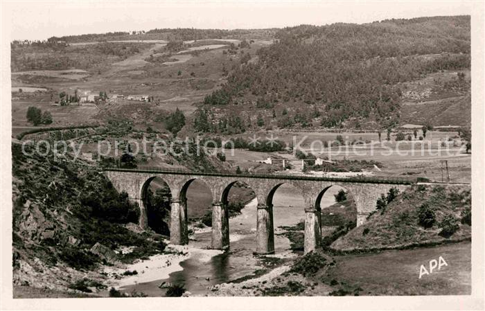 Langogne Le Pont des Bras sur l'Allier
