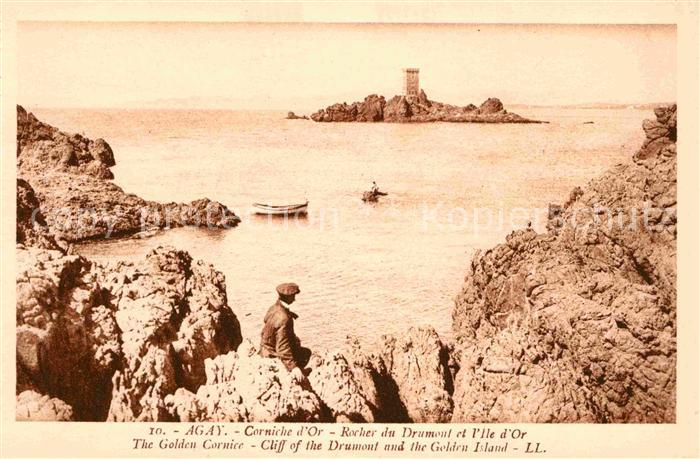 Agay Var Corniche d Or Rocher du Drumont Ile d'Or