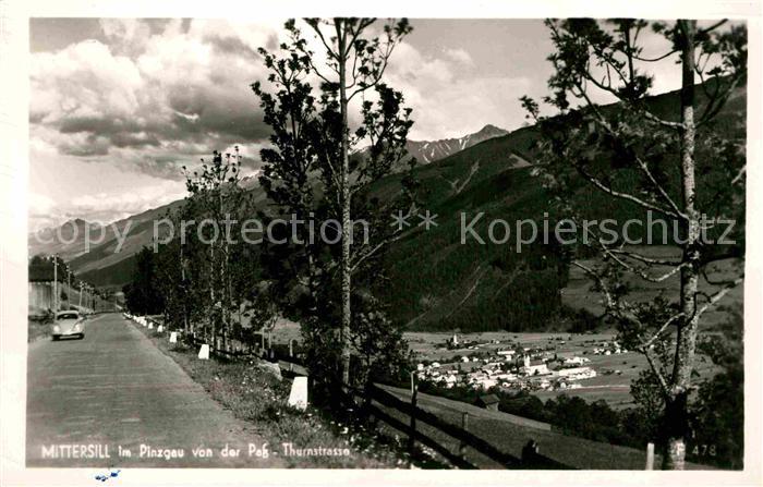 Mittersill Oberpinzgau Ansicht von der Pass Thurnstrasse aus
