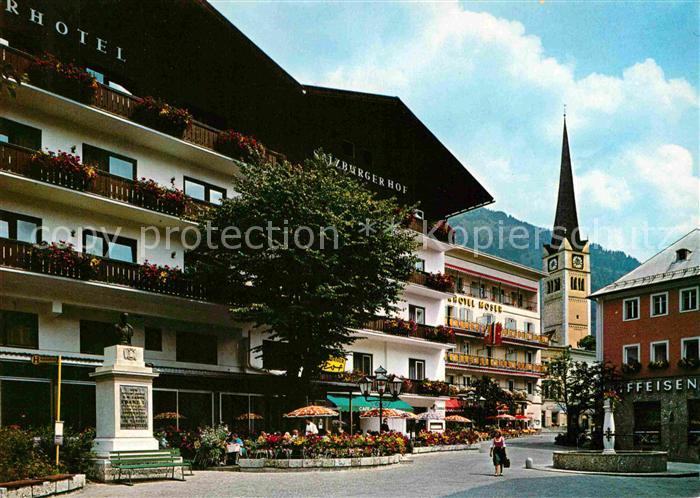 Bad Hofgastein Kaiser Franz Platz Denkmal Brunnen Kirche