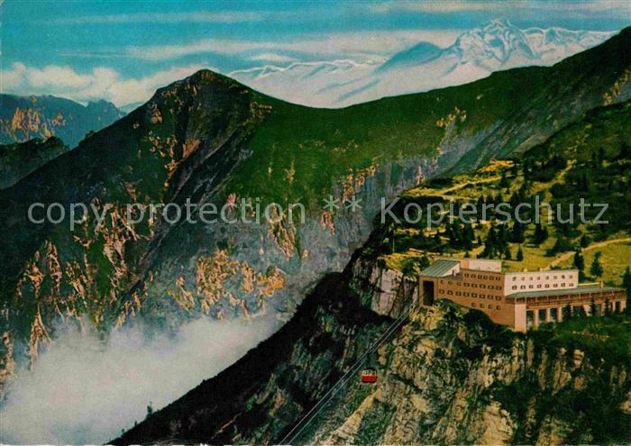 Bad Reichenhall Berghotel Predigtstuhl Fliegeraufnahme