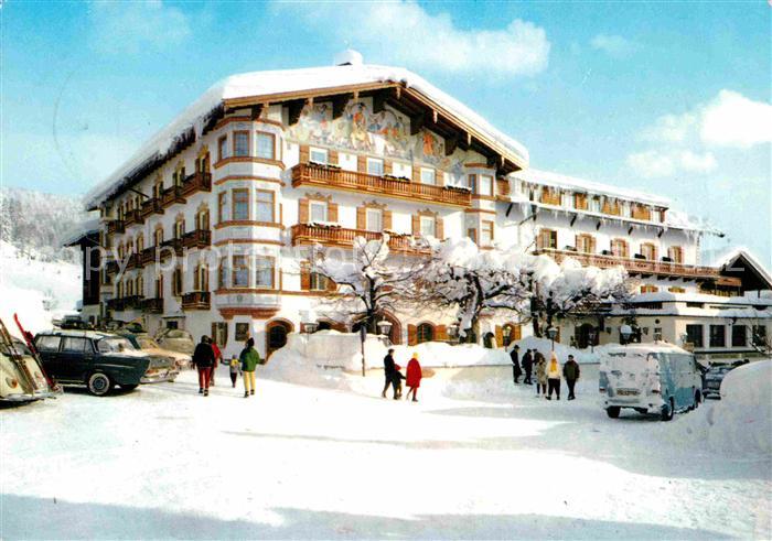 Reit Winkl Hotel Unterwirt im Winter