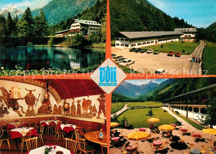 Oberstdorf Franz Fackler Kur und Erholungsheim am Christlesee Alpenblick