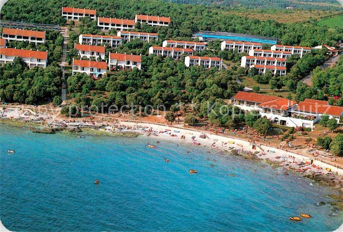 Porec Naturist Solaris Hotelanlagen Strand Fliegeraufnahme