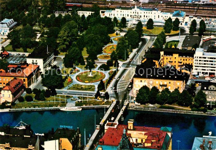 Norrkoeping Karl Johans Park Fliegeraufnahme