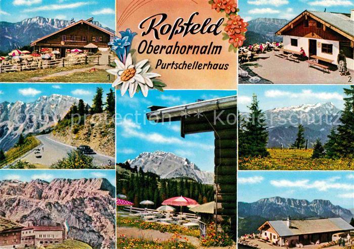 Rossfeldhuette Oberahornalm Purtschellerhaus Alpenpanorama