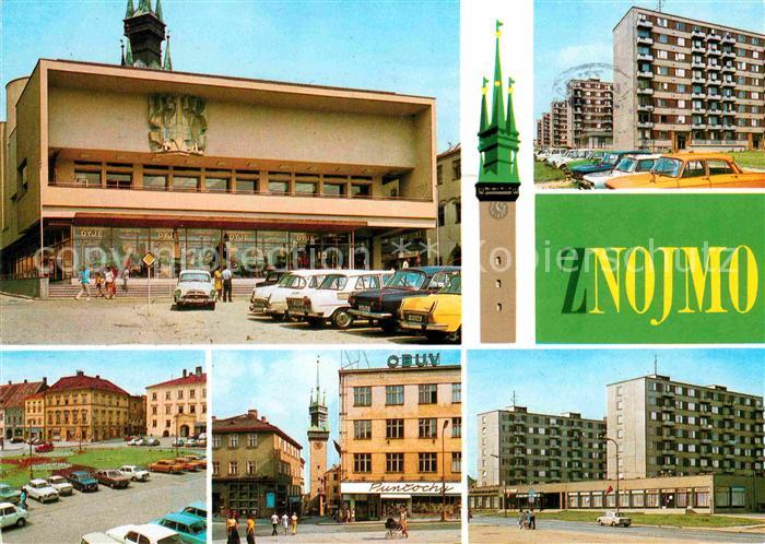 Znojmo Gebaeude Einkaufszentrum Historisches Stadtzentrum Wohnsiedlung