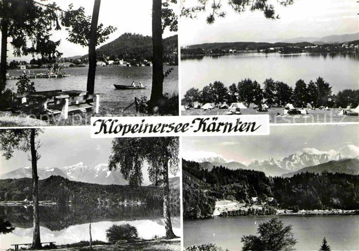 Klopeinersee Uferpartie am See Camping Alpenblick