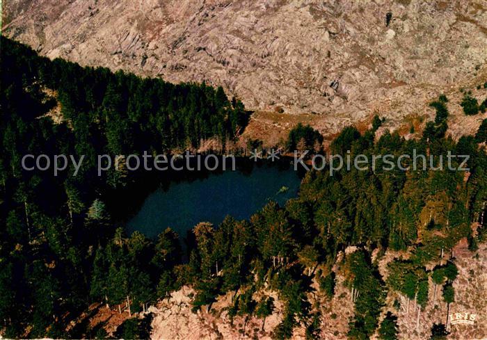 Orto Lac de Creno au pied du Mont Sant Eliseo vue aerienne