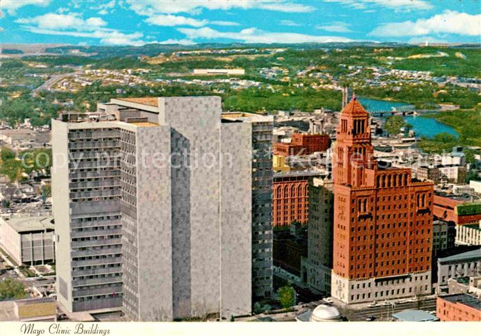 Rochester Minnesota Mayo Clinic Buildings aerial view