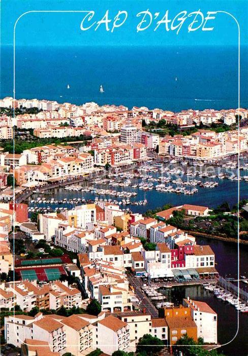 Cap-d Agde Hafen Fliegeraufnahme