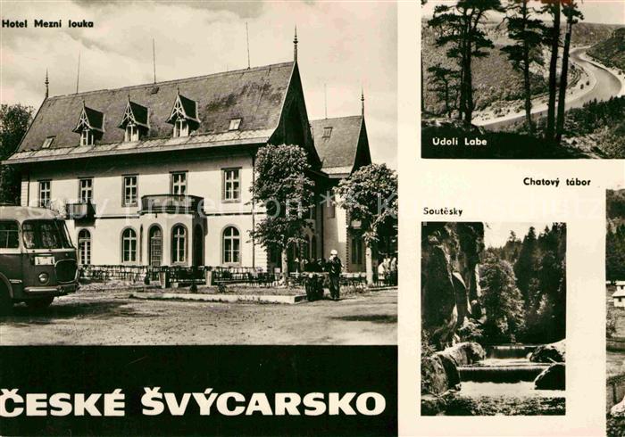 Ceske Svycarsko Hotel Mezni louka Udoli Labe Chatovy tabor Soutesky