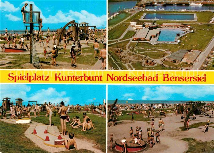 Bensersiel Spielplatz Kunterbunt Minigolf Fliegeraufnahme