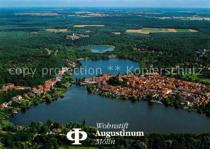 Moelln Lauenburg Fliegeraufnahme Wohnstift Augustinum Seen