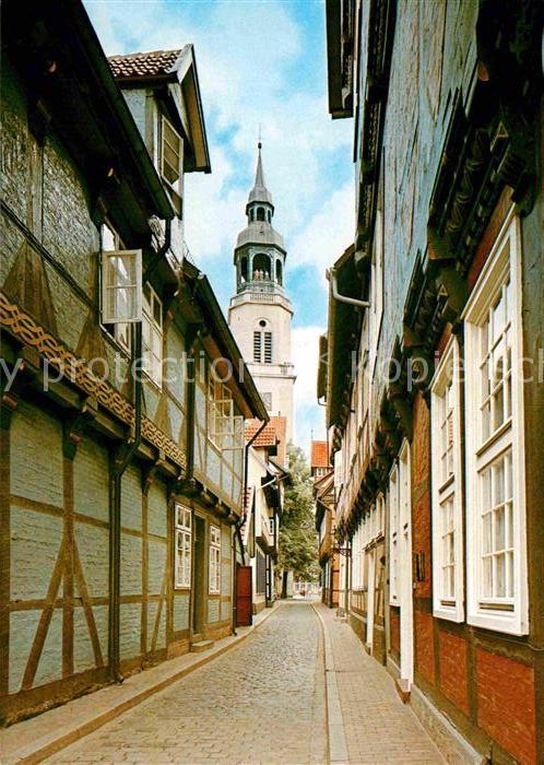 Celle Niedersachsen Kalandgasse Kirchturm
