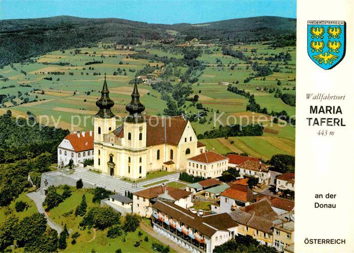 Maria Taferl Barocke Basilika Wallfahrtsort Fliegeraufnahme