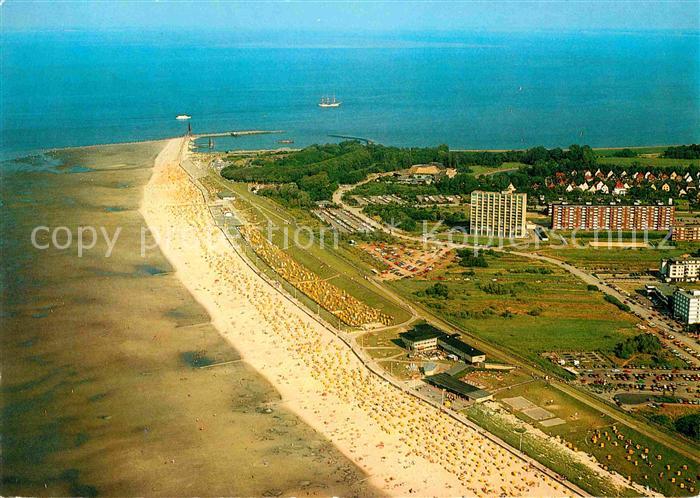 Doese Strandgebiet Nordseeheilbad Fliegeraufnahme