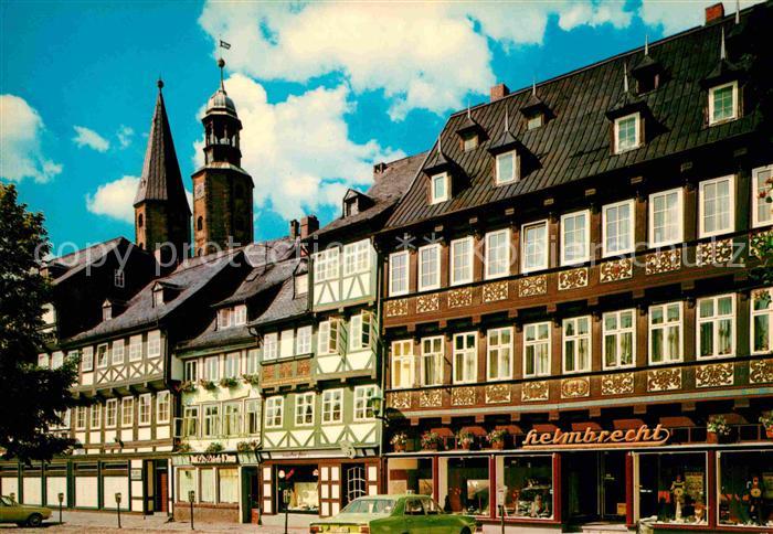 GOSLAR Harz Niedersachsen Am Schuhhof Fachwerkhaeuser