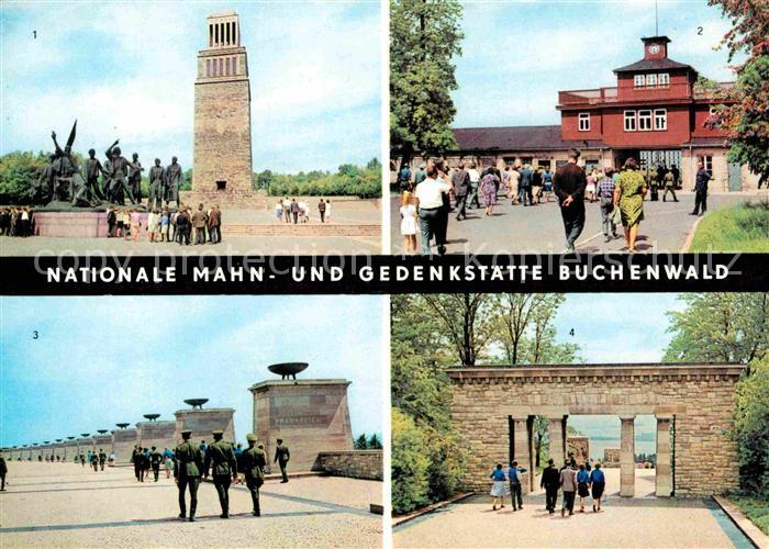 Buchenwald Weimar Nationale Mahn und Gedenkstaette Turm Gruppenplastik Eingang L