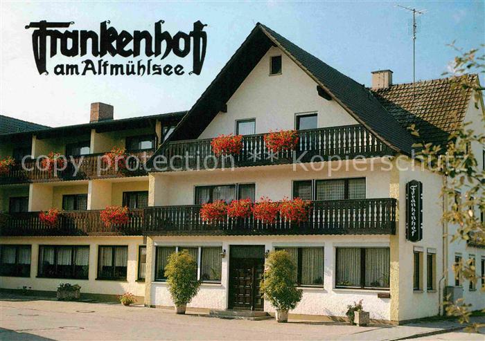 Streudorf Mittelfranken Gasthof Frankenhof am Altmuehlsee