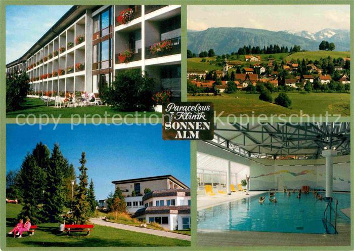 Scheidegg Allgaeu Paracelsus Klinik Sonnenalm Hallenbad Alpenpanorama