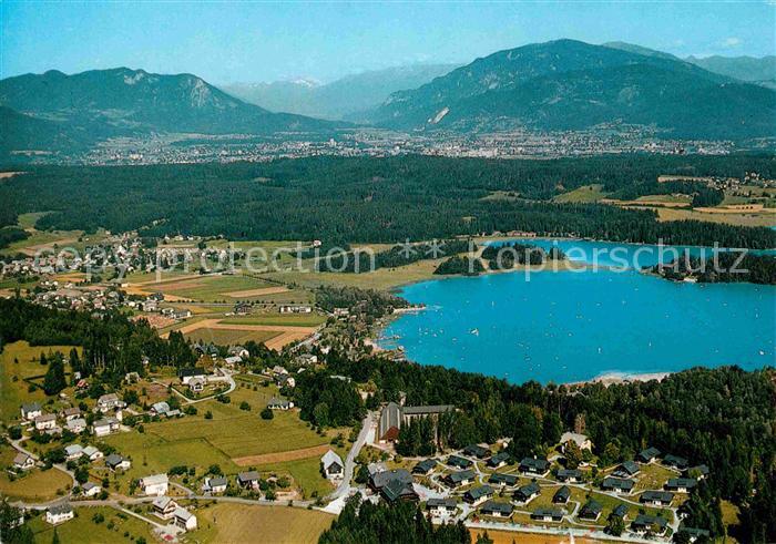 Latschach Faaker See Hoteldorf Schoenleitn mit Oberaichwald Faak am See Villach