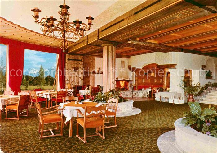 Sonthofen Oberallgaeu Kur und Sporthotel Sonnenalp Restaurant