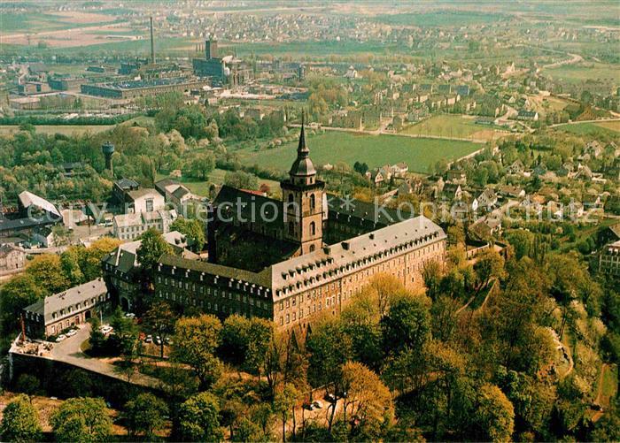 Siegburg Fliegeraufnahme Benediktinerabtei St Michael