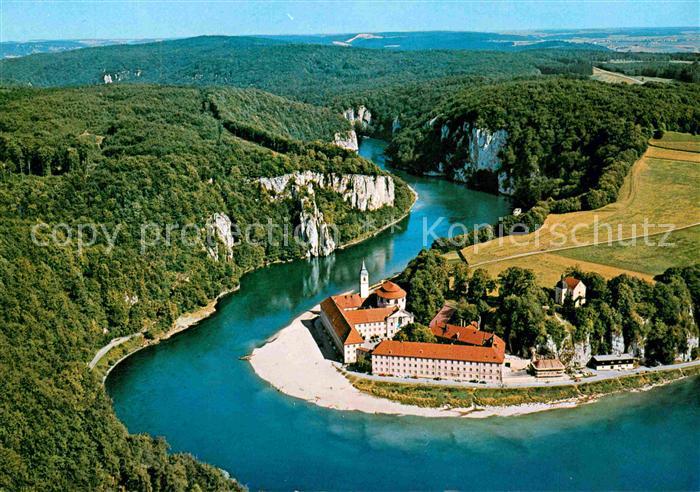 Kelheim Kloster Weltenburg Fliegeraufnahme