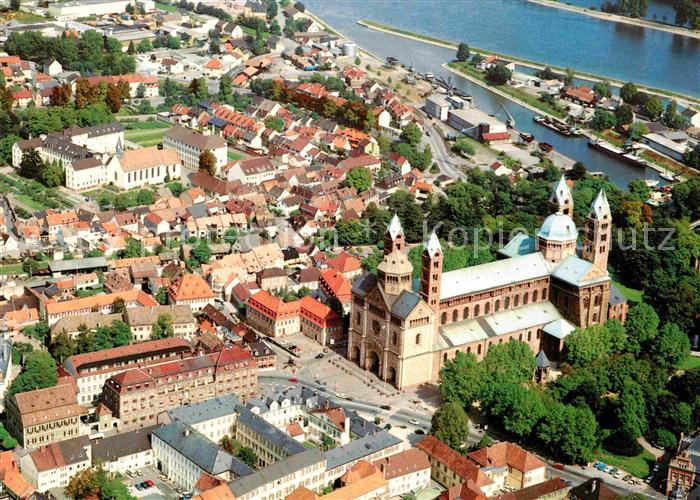 Speyer Rhein Kloster der Dominikanerinnen St Magdalena Fliegeraufnahme