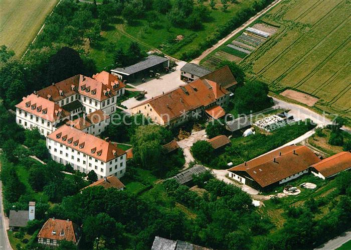 Zapfendorf Benediktinerinnenabtei Maria Frieden Fliegeraufnahme