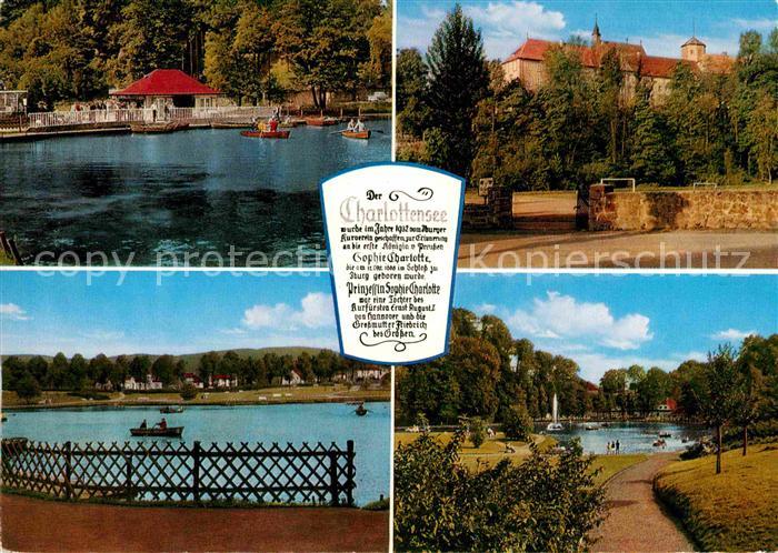 Bad Iburg Rund um den Charlottensee Bootfahren Schloss