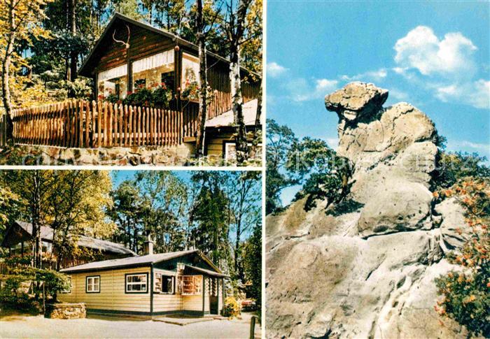 Ibbenbueren Jagdhuette Almhuette Hockendes Weib Felsformation