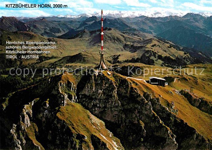 Kitzbuehel Tirol Kitzbueheler Horn Gipfelhaus Bergrestaurant Motiv mit Zentralal