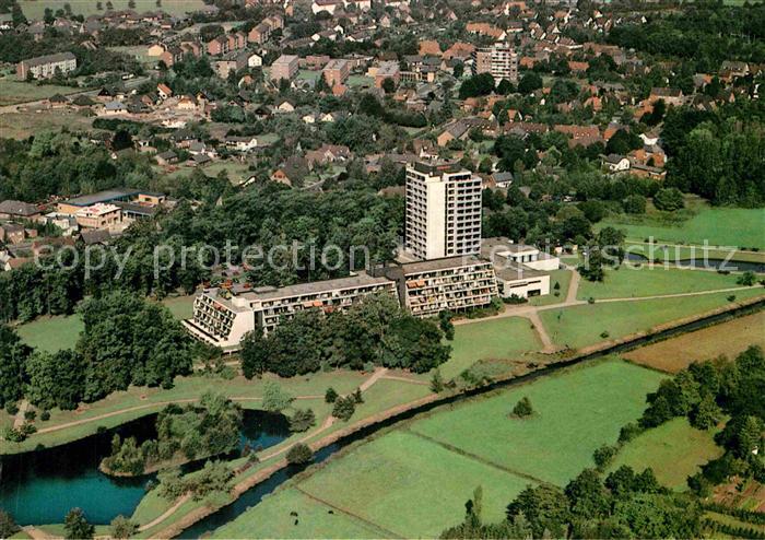 Bad Bramstedt Solbad Moorbad Kurhaus Fliegeraufnahme