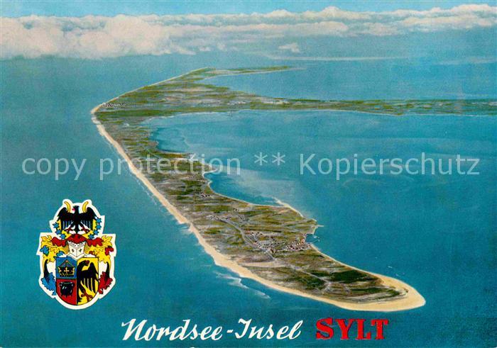 Insel Sylt Fliegeraufnahme